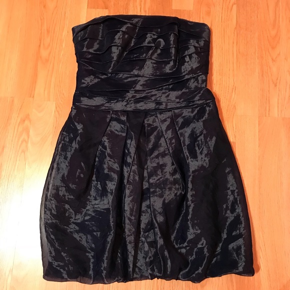 White by Vera Wang Dresses & Skirts - White by Vera Wang Navy Strapless Formal Dress